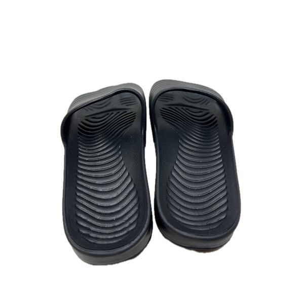 Walmart Black Shower Shoes Clogs Mens 9 Womans 11 - Picture 2 of 3